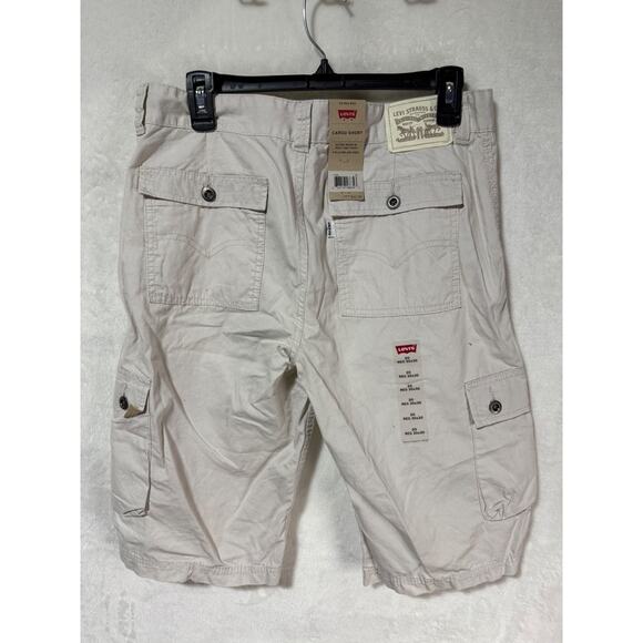 Levi Strauss Khaki Cargo Shorts Boys 20 Regular 30x30 *NWT - Picture 4 of 6